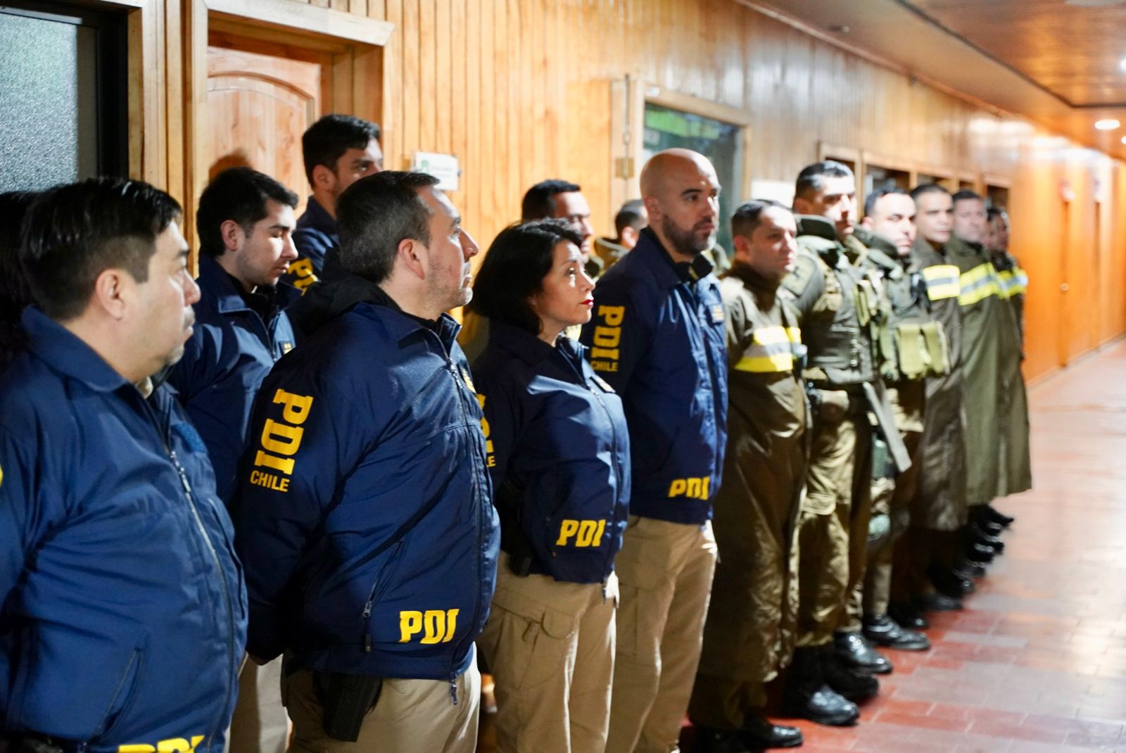 PDI detiene a 33 personas en operativo especial durante “Operación Fortaleza” en Los Ríos